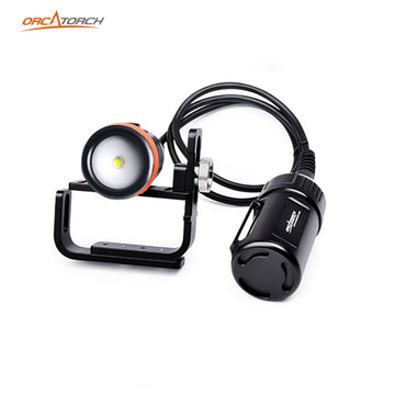OrcaTorch D620V Primary Canister Video Light CREE LED 2700-Lumen Scuba Diving Light